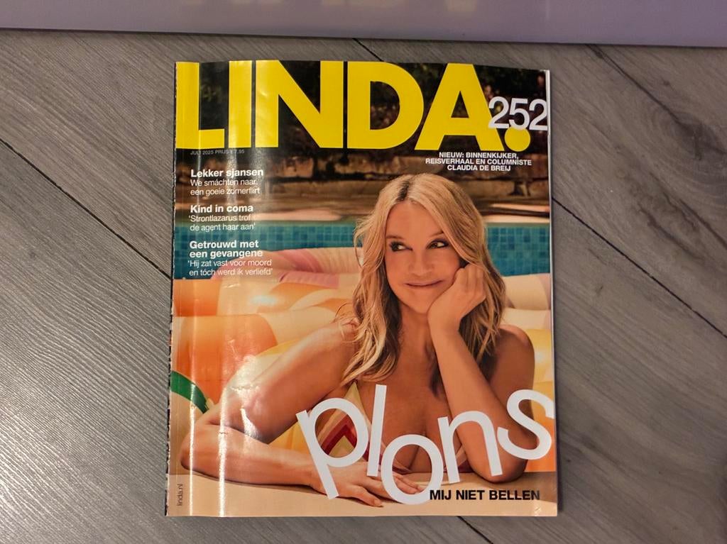 Linda 252 Glossy, Boeken, Tijdschriften en Kranten, Ophalen of Verzenden, Zo goed als nieuw, Glossy