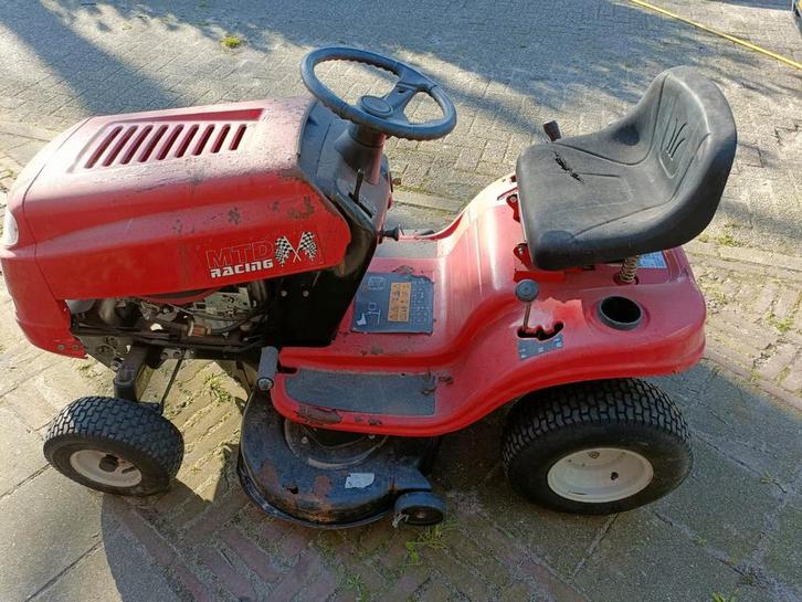 Zitmaaier MTD Racing - Accu kapot, Tuin en Terras, Zitmaaiers, Gebruikt, Minder dan 90 cm, Opvangbak, Versnellingen, Ophalen