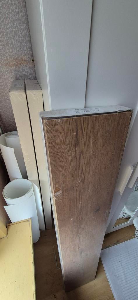 Nieuw laminaat (8m2) incl. plinten/ondervloer, Doe-het-zelf en Verbouw, Vloerdelen en Plavuizen, 50 tot 150 cm, Nieuw, 10 tot 30 cm