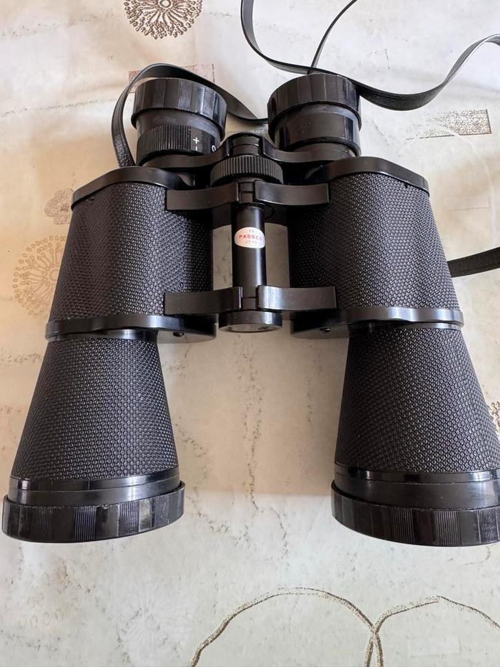 Vintage Pallas 7x50 verrekijker - Retro optiek, Audio, Tv en Foto, Optische apparatuur | Verrekijkers, Gebruikt, Porro (met knik)