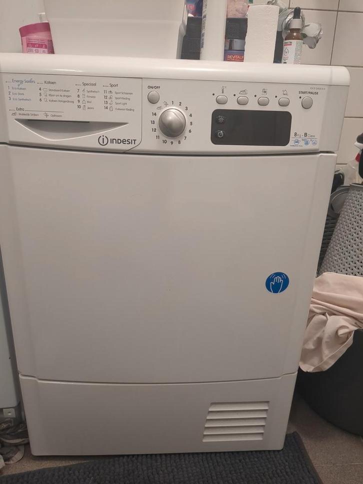 Indesit IDCE G45X B H wasdroger, Witgoed en Apparatuur, Wasdrogers, Ophalen of Verzenden