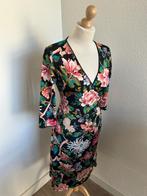 King Louie maat L prachtige bloemen crossdress jurk 3146, Zwart, Maat 42/44 (L), Ophalen of Verzenden, Zo goed als nieuw