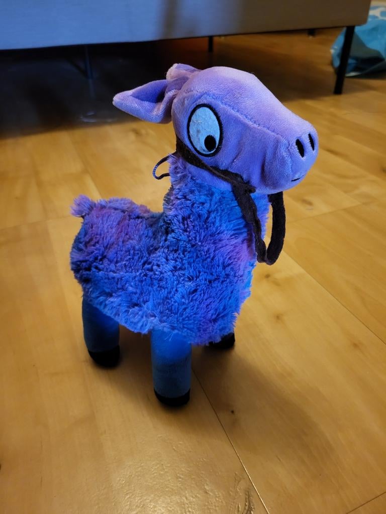 Fortnite Lama knuffel paars, Paars, Gebruikt, Overige karakters, Overige typen