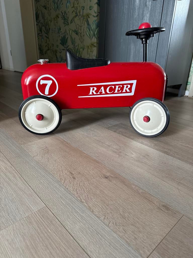 Baghera Loopauto Racer Rood - Vintage Design, Ophalen, Gebruikt, Loopvoertuig