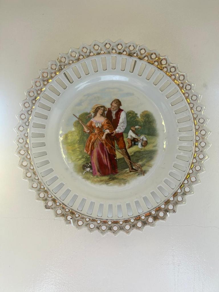 Set van 3 antieke sierborden Jean-François Millet, Ophalen