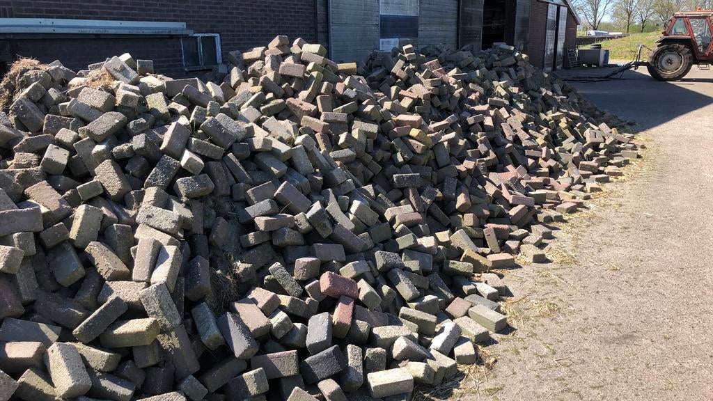Klinkers / straatstenen, Ophalen, Gebruikt, Klinkers, 10 m² of meer