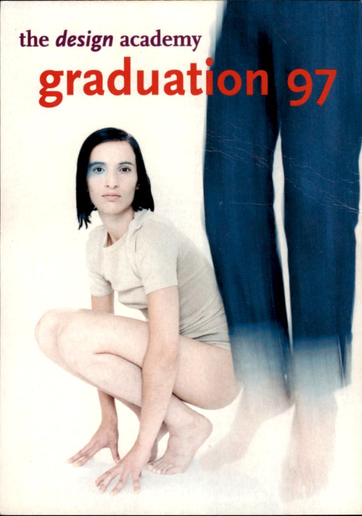 Kunstkaart, design academy graduation 97, Verzenden, 1980 tot heden, Ongelopen, Overige thema's