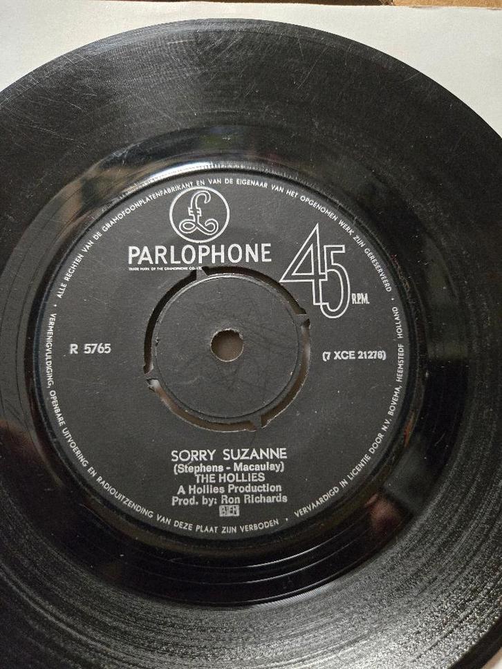 The Hollies - Sorry Suzanne, Cd's en Dvd's, Vinyl Singles, Gebruikt, Single, Pop, 7 inch, Ophalen of Verzenden