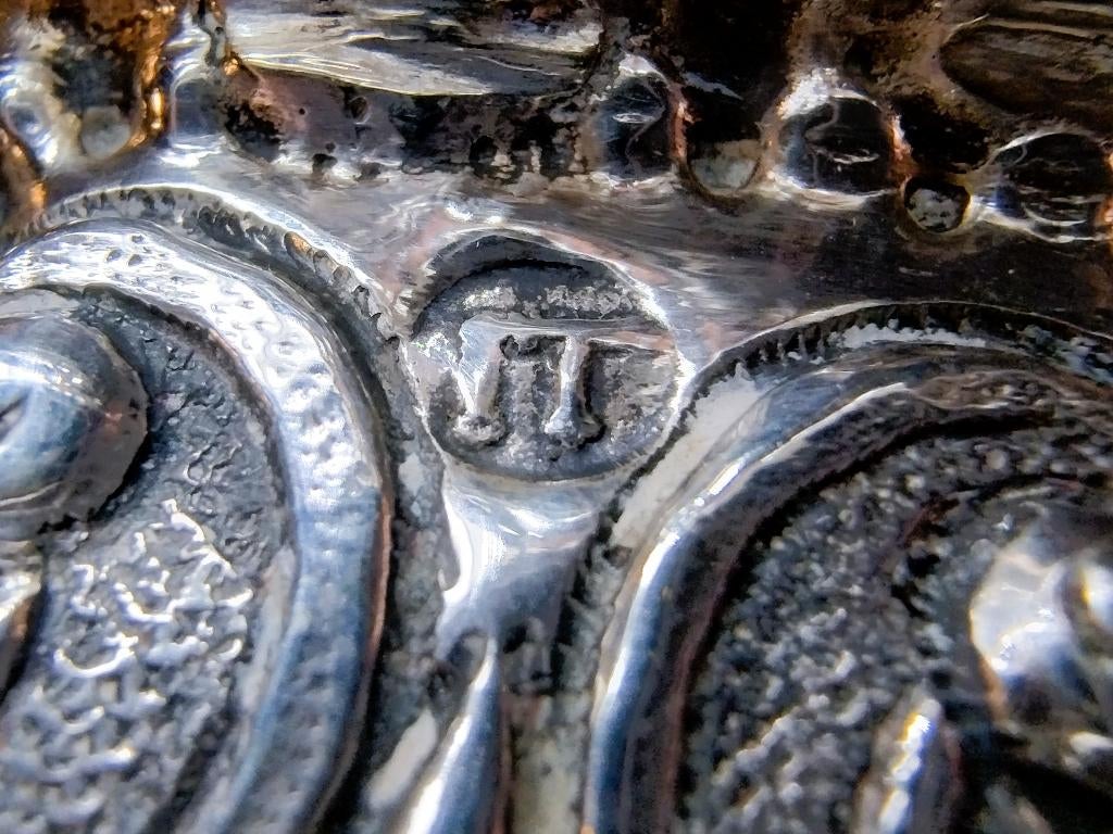 Zilveren brandewijnkom, Jelle Thomas, Makkum, 1754, Antiek en Kunst, Verzenden, Zilver
