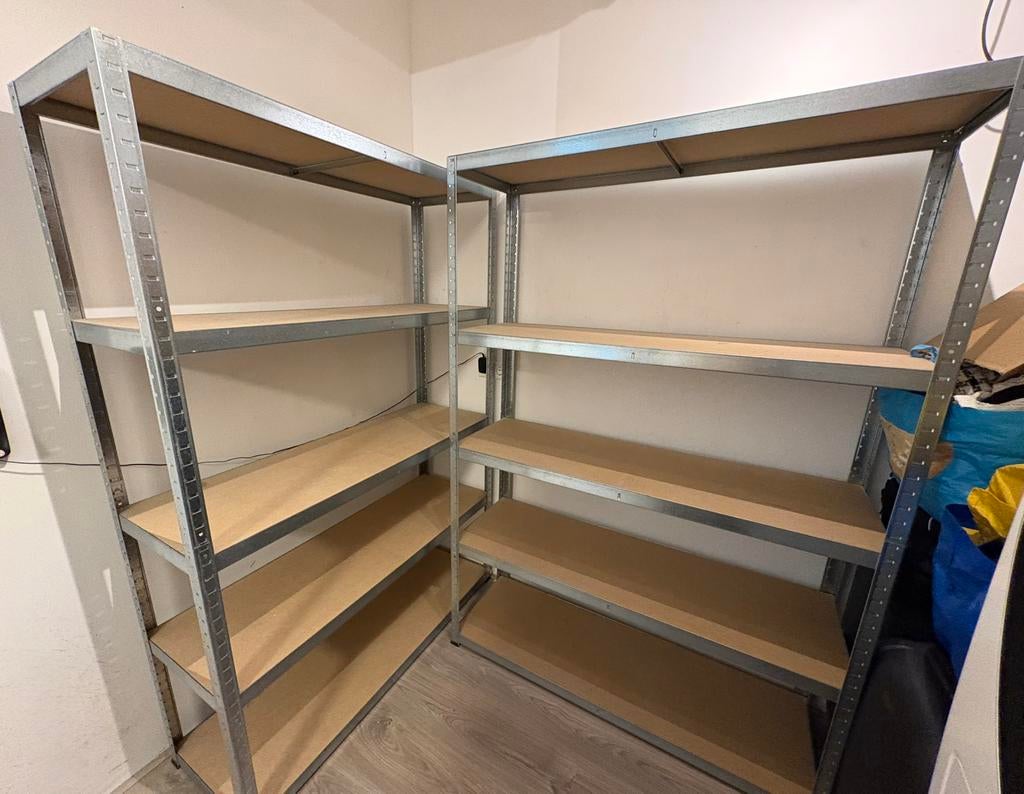 2 x Opbergrek metalen frame - 120 x 40 cm, Huis en Inrichting, Kasten | Stellingkasten, Ophalen, Gebruikt