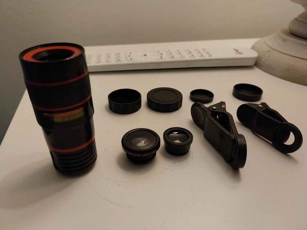 Lenzenset voor smartphone te koop., Audio, Tv en Foto, Fotoalbums en Accessoires, Ophalen, Zo goed als nieuw, Fotoalbum-accessoire