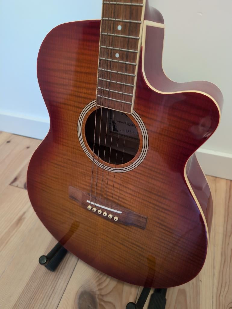 Keiper akoestische gitaar met nieuwe topkam, Ophalen, Gebruikt, Western- of Steelstringgitaar