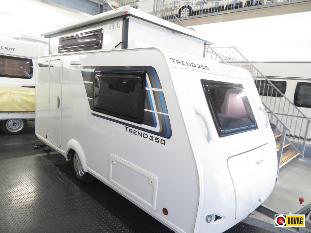 Trigano Silver Trend 350 +Mover, Caravans en Kamperen, Caravans, Overige typen, Trigano, Rondzit, Tot en met 2