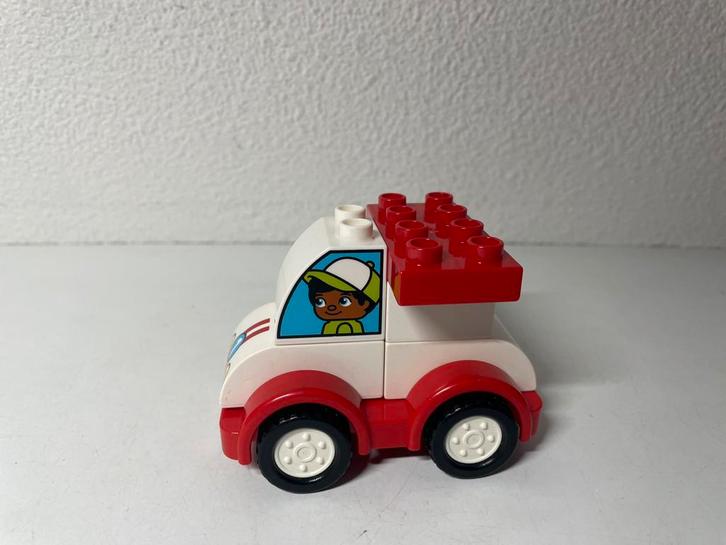 Duplo 10860 Mijn eerste Racewagen, Kinderen en Baby's, Speelgoed | Duplo en Lego, Zo goed als nieuw, Duplo, Complete set, Ophalen of Verzenden