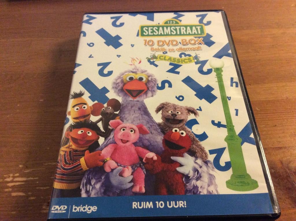 Sesamstraat classics. 10-dvd box, gebruikt, Gebruikt, Alle leeftijden, Boxset, Ophalen of Verzenden