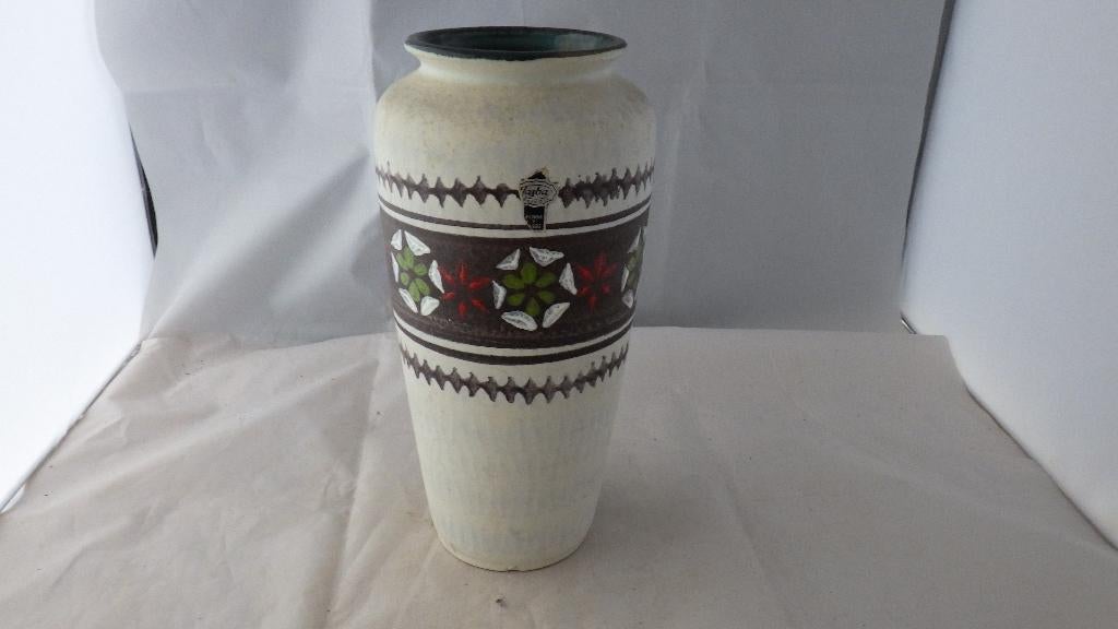 prachtige retro jasba vaas, Huis en Inrichting, Gebruikt, Overige kleuren, Aardewerk of Porselein, Ophalen of Verzenden