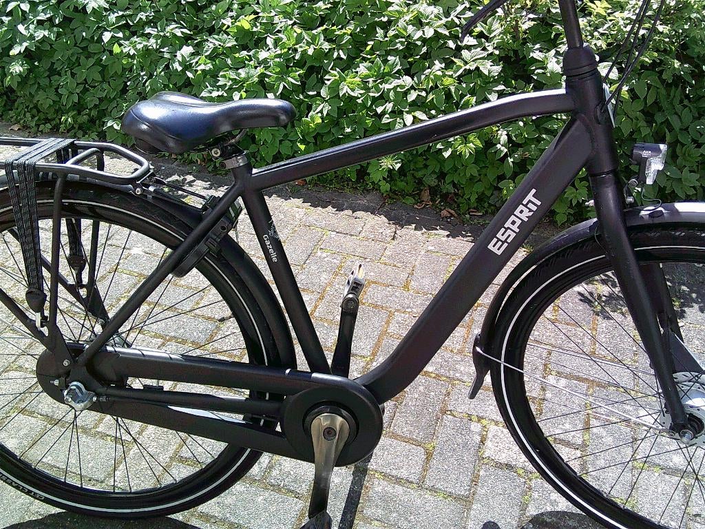 ZGAN GAZELLE ESPRIT 28 INCH 3V FRAME 49 CM MATT ZWART., Versnellingen, Zo goed als nieuw, Gazelle, Trommelrem