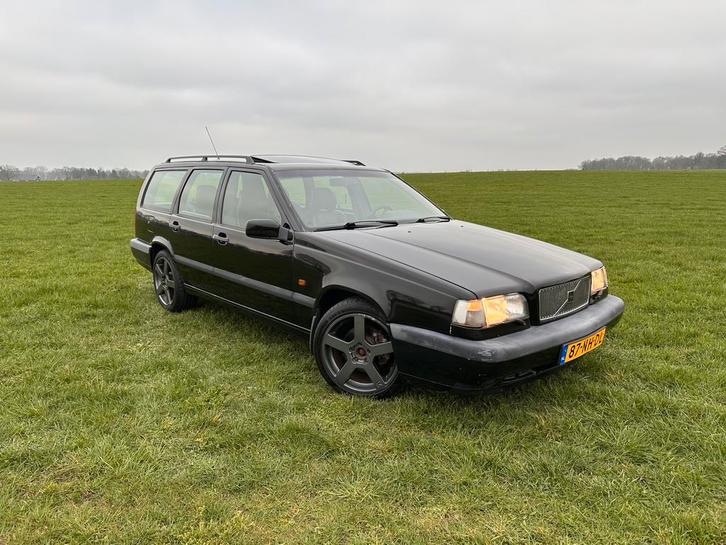 Volvo 850 2.5 I AUT 1995 Zwart, Auto's, Volvo, Particulier, ABS, Airbags, Airconditioning, Bluetooth, Centrale vergrendeling, Climate control
