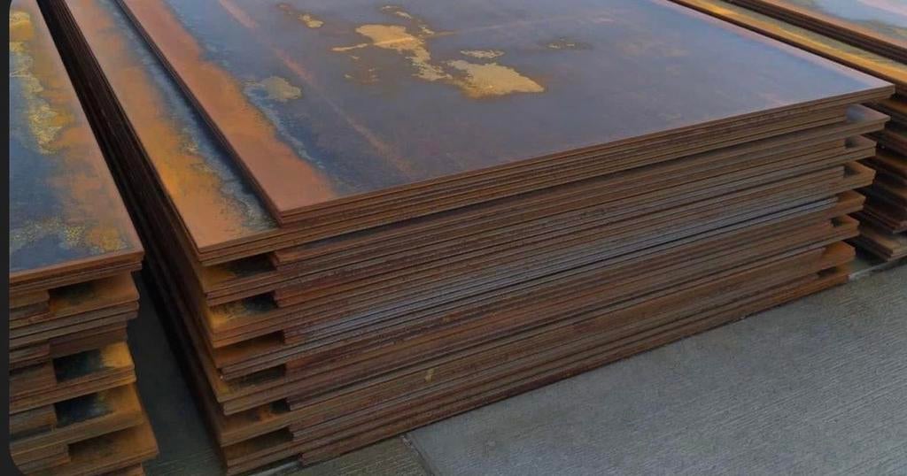 Stalen rijplaten - Diverse afmetingen GEZOCHT, Ophalen of Verzenden, Gebruikt, IJzer