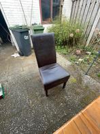 Lloyd Loom stoel, donkerbruin, Ophalen, Gebruikt, Bruin, Riet of Rotan