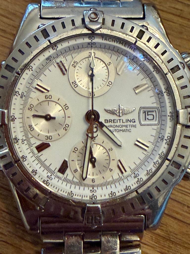 Breitling GT Chronomat Chronometer Automatic A13352, Sieraden, Tassen en Uiterlijk, Horloges | Heren, Ophalen, Staal, Gebruikt