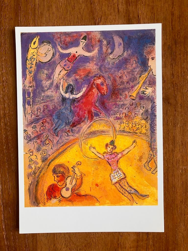 Marc Chagall - Le Cirque - 1967. Circus Piste, Ophalen of Verzenden, 1980 tot heden, Ongelopen, Sport en Spel