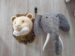 Fiona Walker Dierenkoppen Leeuw & Olifant, Ophalen, Zo goed als nieuw, Wanddecoratie