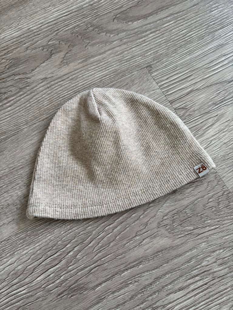 Z8 newborn mutsje, taupe heel netjes, Kinderen en Baby's, Babykleding | Mutsen, Sjaals en Wanten, Maat 50, Jongetje of Meisje