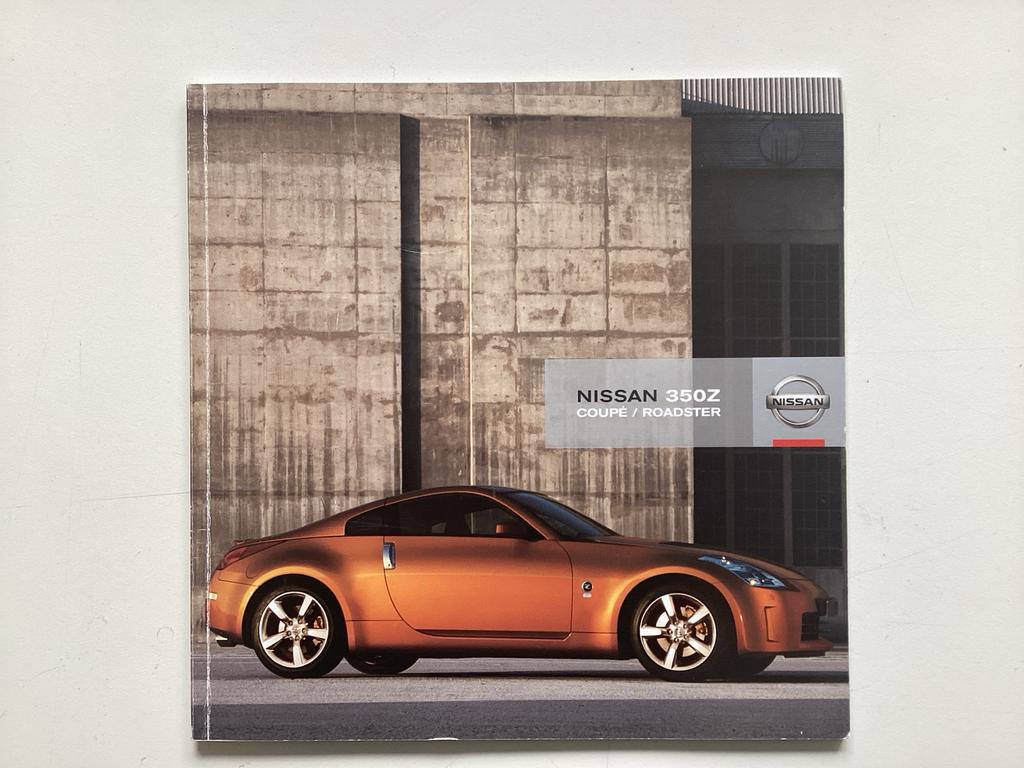 Nissan 350Z verkoopfolder, Ophalen of Verzenden, Zo goed als nieuw, Nissan