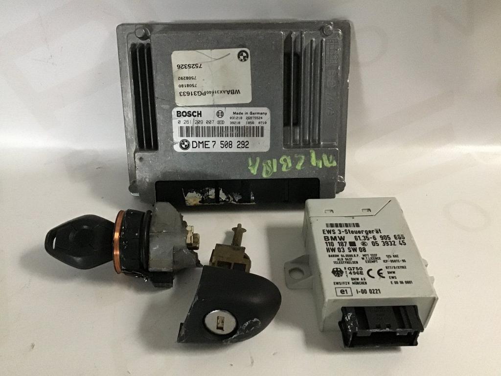 Computer motormanagement set N42B18A BMW E46 DME 7508292, Auto-onderdelen, Gebruikt, -, -, Ophalen of Verzenden
