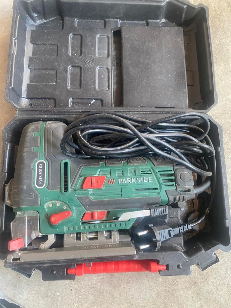 Parkside decoupeerzaak, Ophalen, Decoupeerzaag, Zo goed als nieuw, 30 tot 70 mm