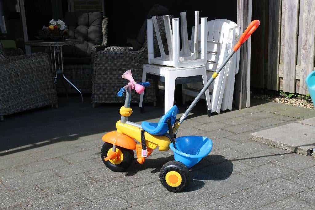 Driewielfietsje, Fietsen en Brommers, Ophalen, Gebruikt, Duwstang