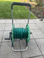 Tuinslanghaspel met slang, Ophalen, Gebruikt, Tuinslanghaspel