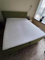 Boxspring 160x200 incl topper en hoofdbord, Ophalen, Tweepersoons, 180 cm