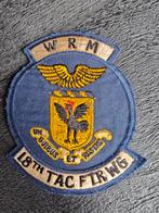 18th Tactical Fighter Wing" patch jaren 80 aanmaak, Ophalen of Verzenden, Luchtmacht, Amerika, Embleem of Badge