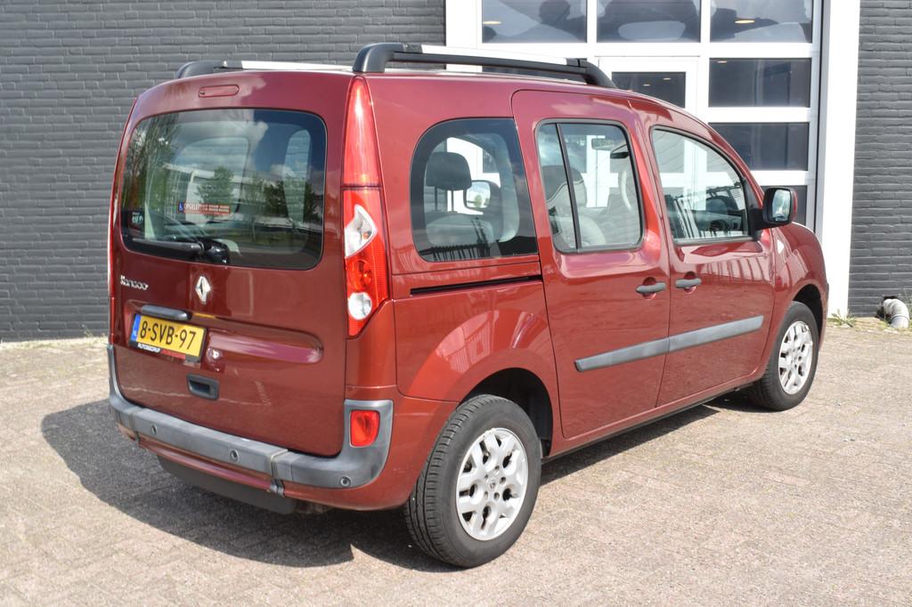 Renault Kangoo Family 1.6-16V Privilège | Invalide / Rolsto, Auto's, Renault, Gebruikt, Zwart, 4 cilinders, Kangoo