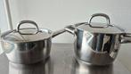 Twee Ikea pannen 365+ serie, Ophalen of Verzenden, Gebruikt, Rvs, Pannenset