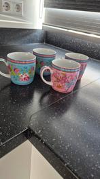 Pip Studio mokken 4 stuks, Huis en Inrichting, Keuken | Servies, Ophalen of Verzenden, Nieuw, Overige stijlen, Kop(pen) en/of Schotel(s)