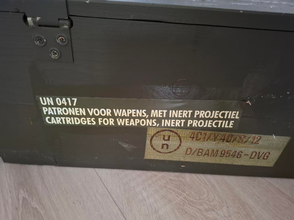 Gebruikte Leger Munitiekist - Robuust en Authentiek, Ophalen, Landmacht, Overige gebieden, Kist of Geocache