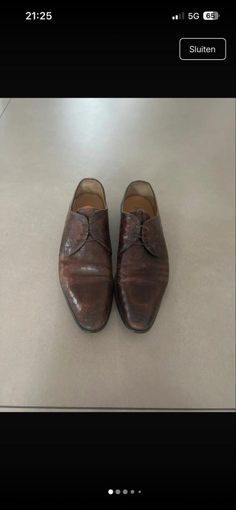 Nette herenschoenen Don John - Maat 43, Ophalen, Gedragen, Bruin, Veterschoenen