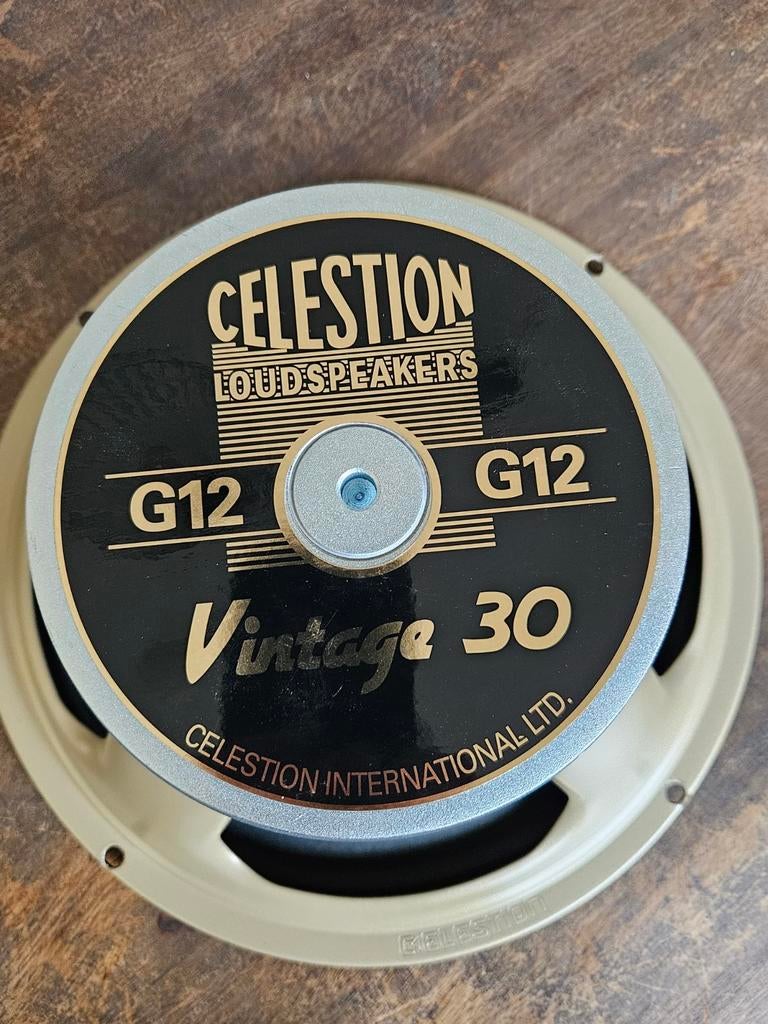 Celestion Vintage 30, Muziek en Instrumenten, Versterkers | Bas en Gitaar, Ophalen, Zo goed als nieuw, Minder dan 50 watt