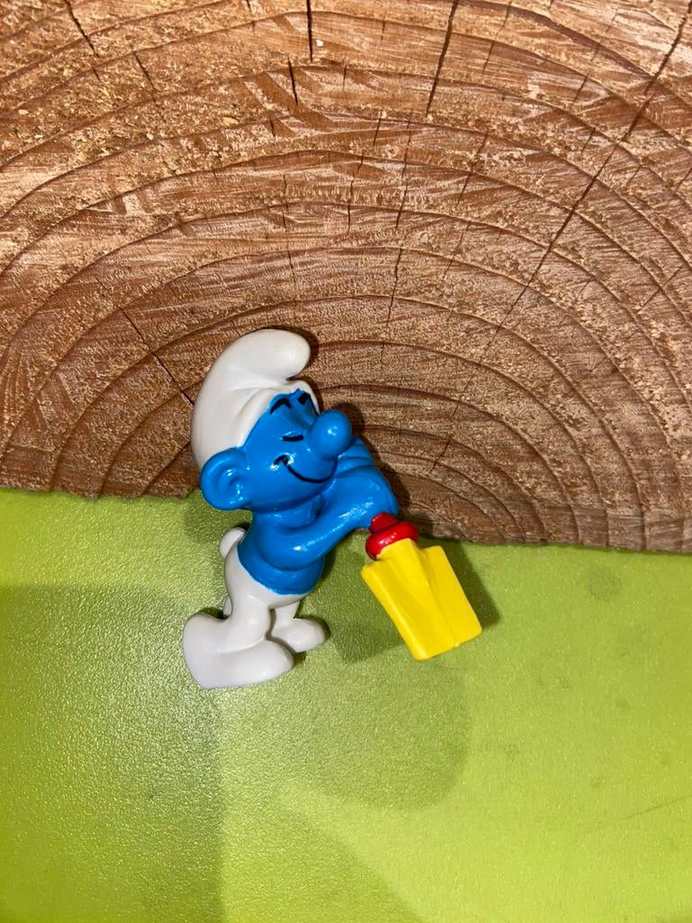 Smurfen smurf met schep, Verzamelen, Smurfen, Ophalen of Verzenden, Zo goed als nieuw, Verschillende Smurfen