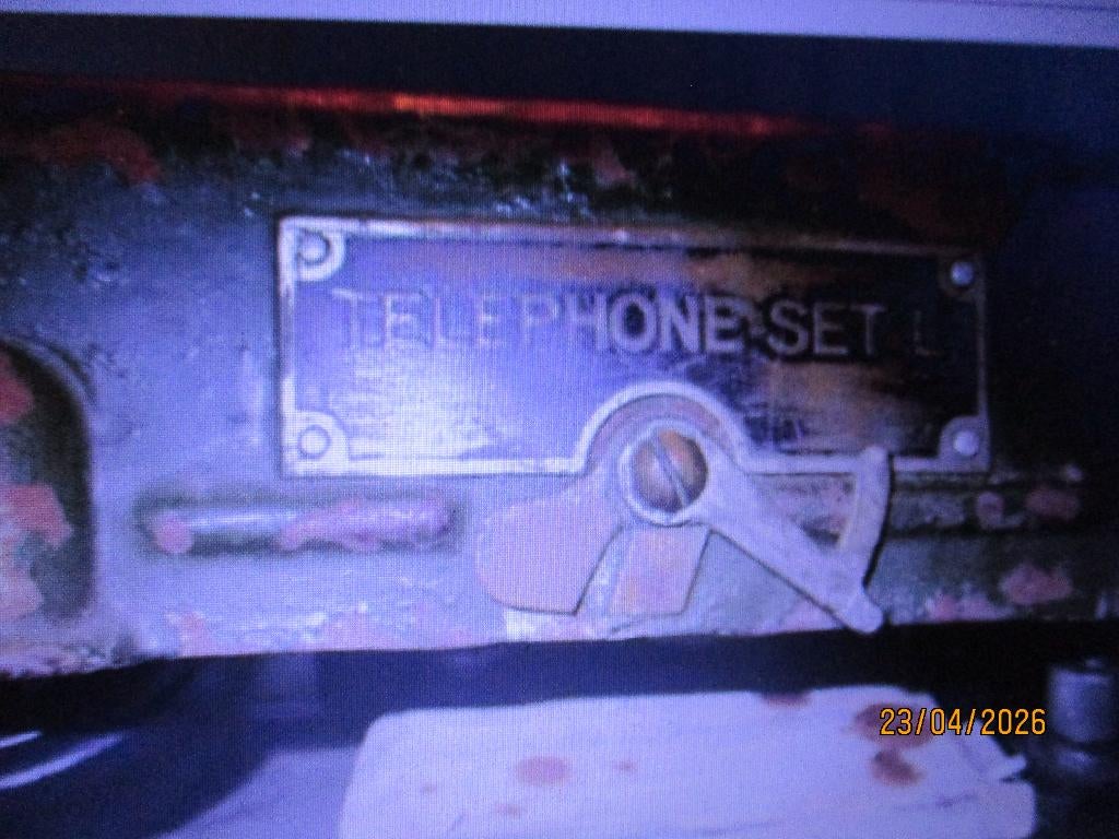 engelse veldtelefoon set L, Verzamelen, Ophalen of Verzenden, Landmacht, Engeland, Embleem of Badge