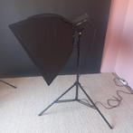 Fotografie statief, lamp en softbox, merk Glare-one., Audio, Tv en Foto, Fotografie | Fotostudio en Toebehoren, Ophalen, Lamp of Flitsset