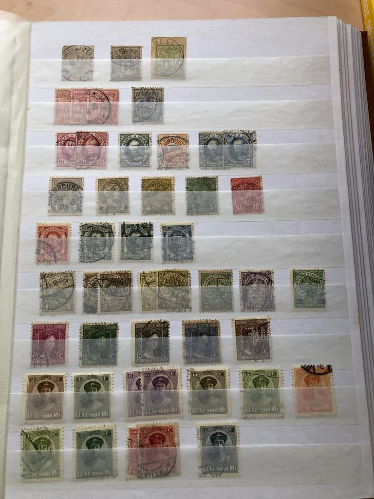 Verzameling Luxemburgse postzegels, Ophalen of Verzenden, Gestempeld