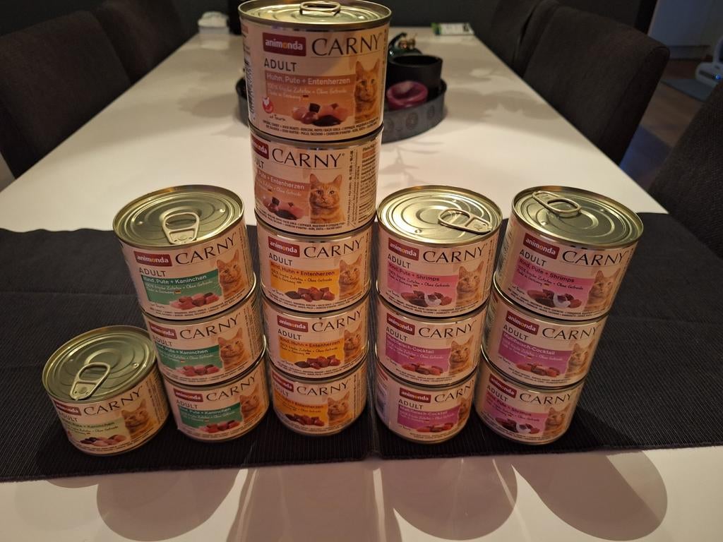 Kattenvoer natvoer, Ophalen, Kat