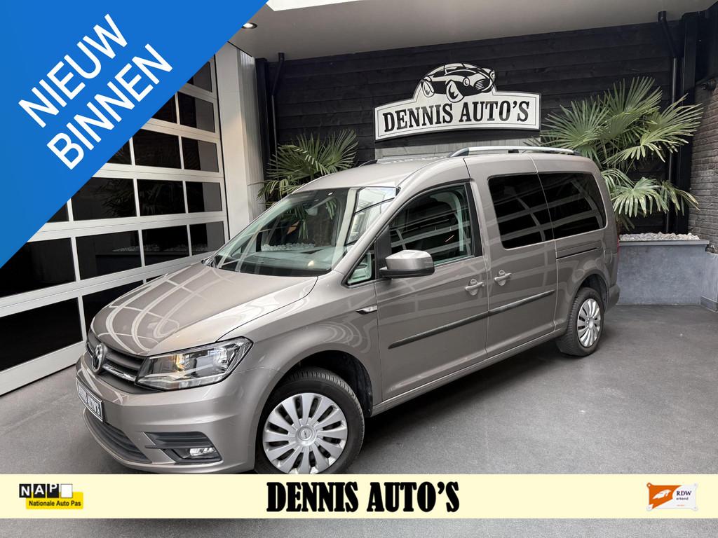 Volkswagen Caddy Maxi 1.4 TSI Trendline 5p leder bekleding a, Auto's, Volkswagen, Gebruikt, Euro 6, 4 cilinders, Grijs