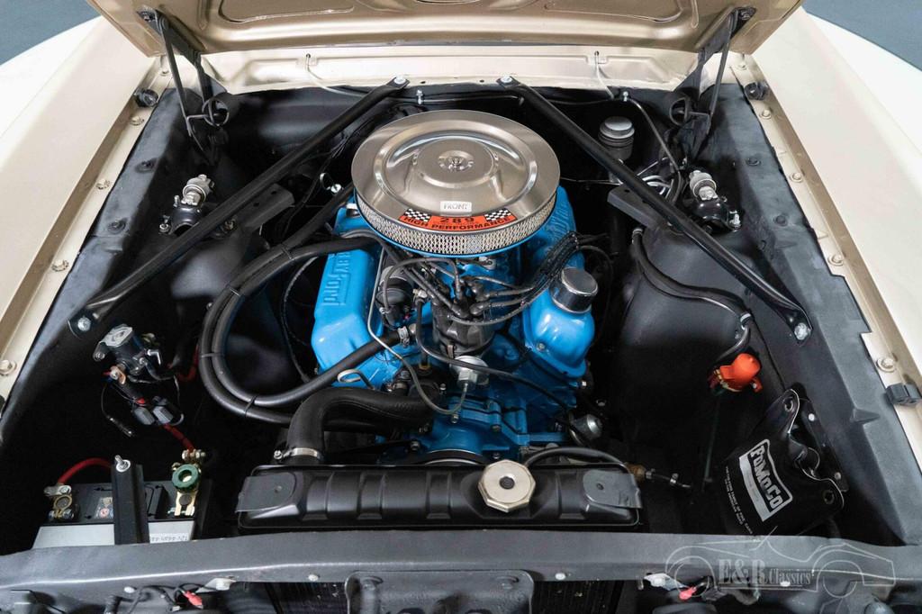 Ford Mustang Cabrio | Gerestaureerd | Zeer goede staat |1966, Auto's, Automaat, Achterwielaandrijving, Open dak, Beige