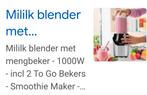 NIEUW in originele doos Blender met beker, Ophalen, Nieuw