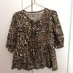 Panter blouse, Maat 38/40 (M), Bruin, Ophalen of Verzenden, Zo goed als nieuw